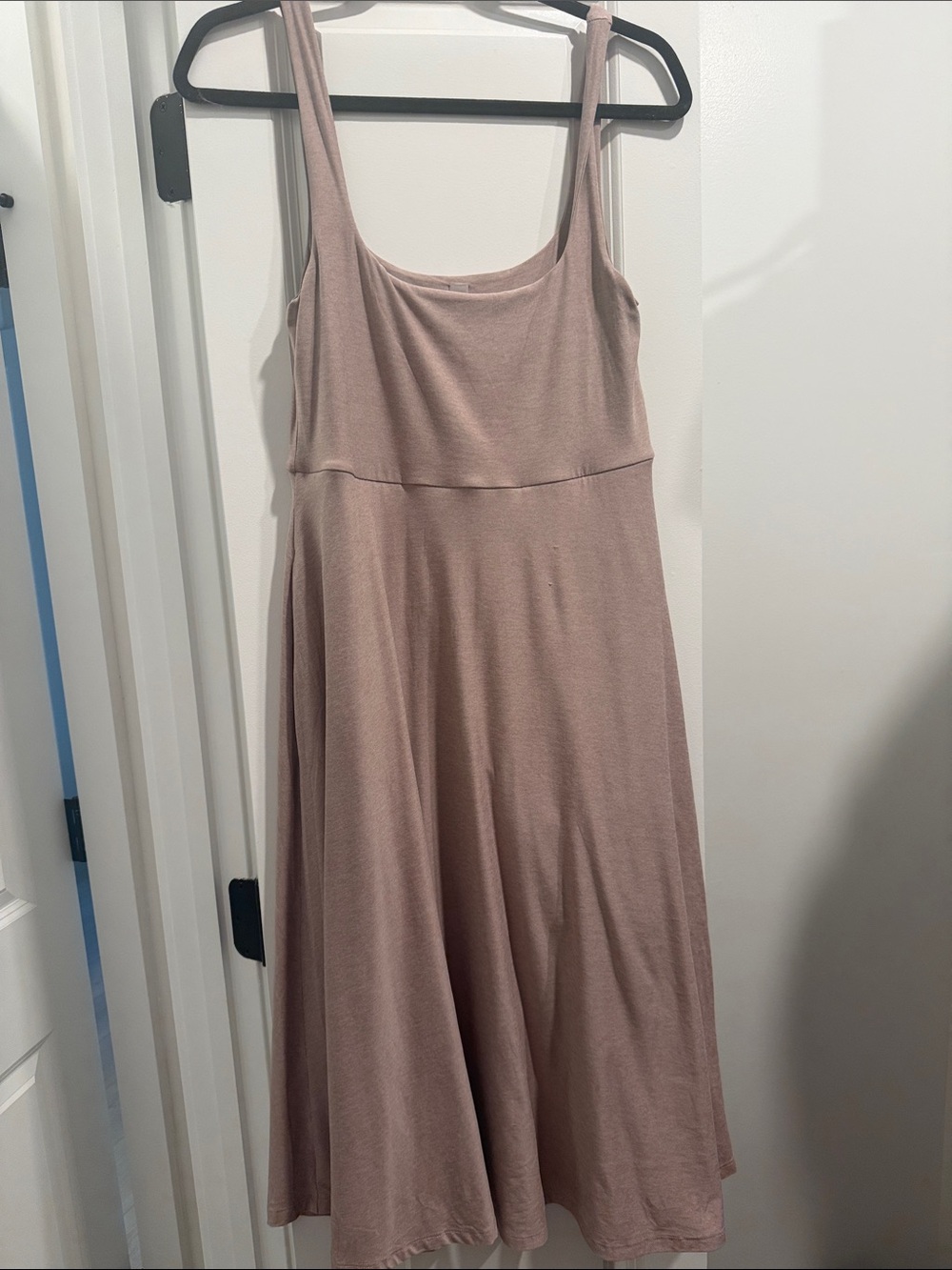 Beyond Yoga Dusty Mauve Midi Tank Dress